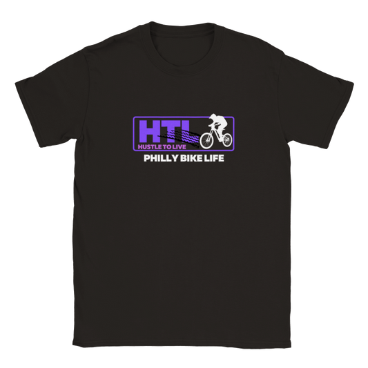 Hustle To Live Philly Bike Life T-shirt