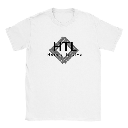 HTL Hustle To Live vortex T-shirt.