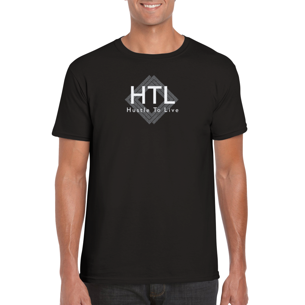 HTL Hustle To Live vortex T-shirt