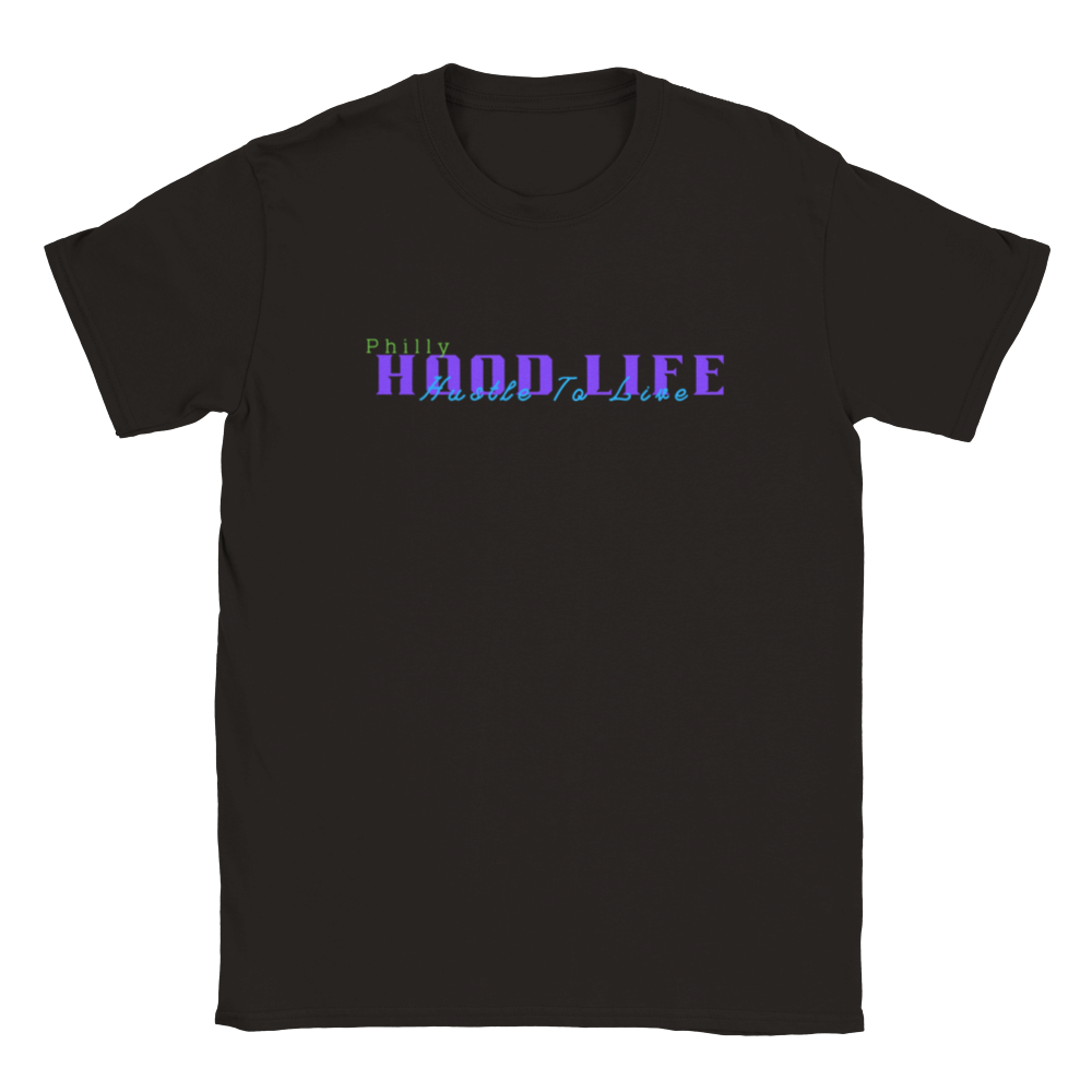 Hustle To Live, Philly Hood Life T-shirt