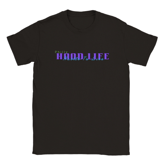 Hustle To Live, Philly Hood Life T-shirt