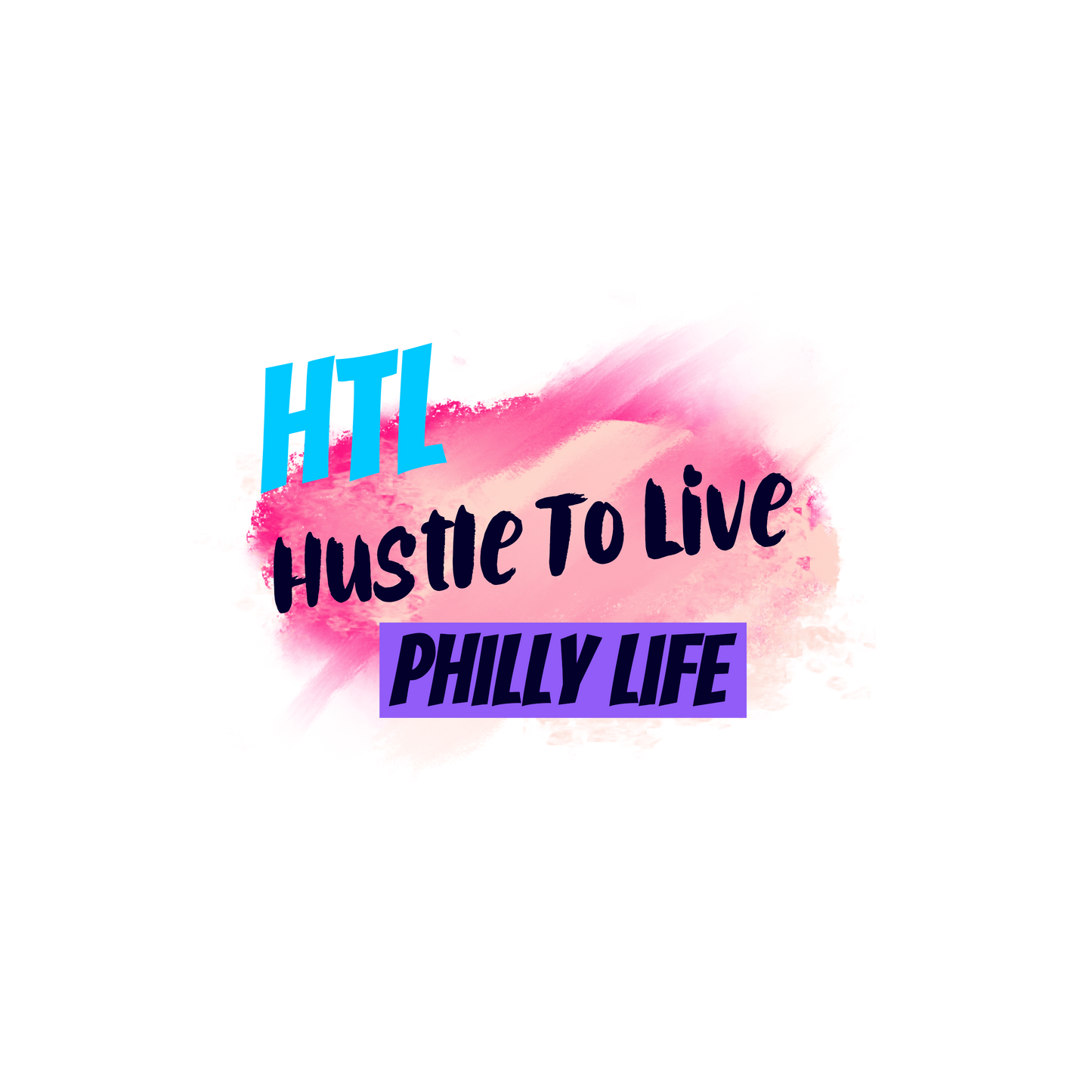 Men Hustle To Live Philly Life T-shirt