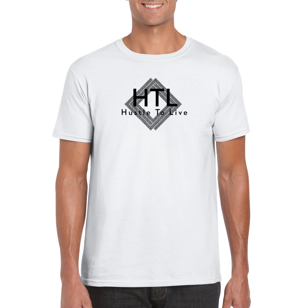 HTL Hustle To Live vortex T-shirt.