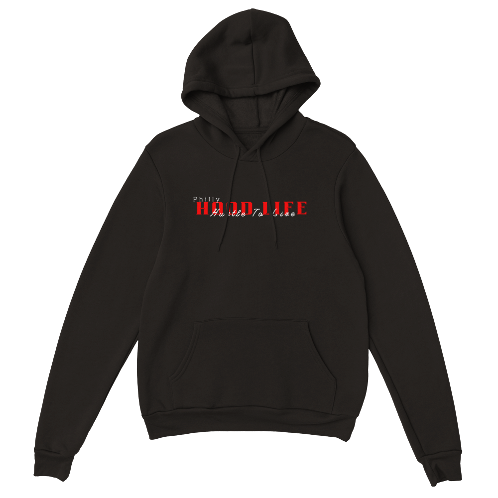 Hustle To Live with Unisex Pullover Hoodie