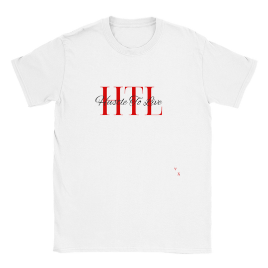 Red Letters HTL, Hustle To Live Crewneck T-shirt